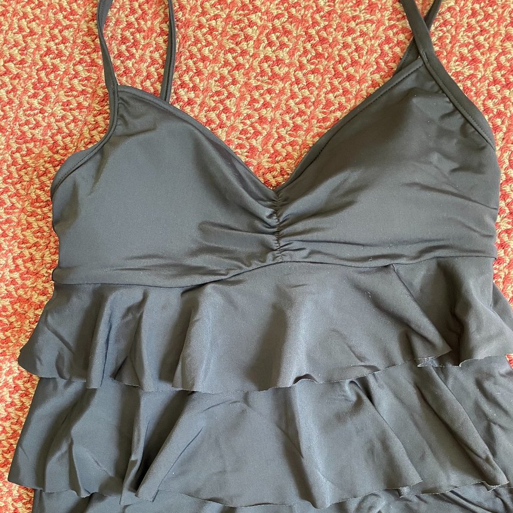 INC Black Woman's 2-piece Bathing Suit